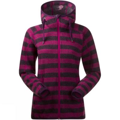 Chaquetas Bergans Humle Mujer - Fucsia Rayadas - Chile LKE957623